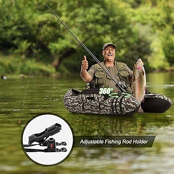 Amazon | GYMAX 釣り用フロートチューブ 350ポンド 空気注入式